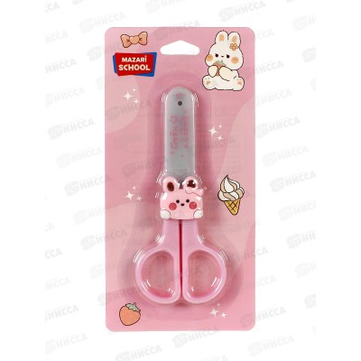 Ножницы дет. MAZARI M-5641 123мм, пл.лезвия, асс.,  *24/288 Ножницы дет. MAZARI M-5641 123мм, пл.лезвия, асс.,  *24/288
