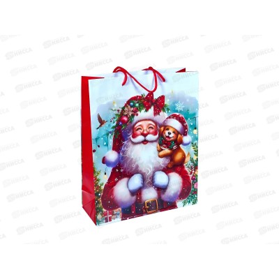 Пакет подар. бумажный Mazari НГ Сказка 26*32*10см М-8258