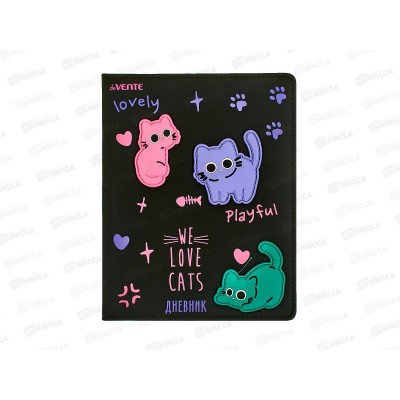 Дневник deVente Funny Cats иск.кожа, 2020557 *12 Дневник deVente Funny Cats иск.кожа, 2020557 *12