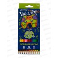 Карандаши 24цв deVente Level Up Game шестигр. к/у 5024417 *6/120 Карандаши 24цв deVente Level Up Game шестигр. к/у 5024417 *6/120
