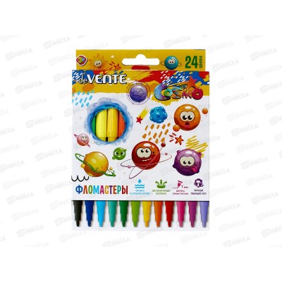 Фломастеры 24цв. deVENTE. Cosmo к/у 5083311 *12