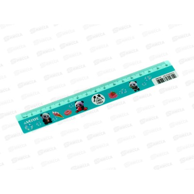 Линейка  deVente 16см Yummy Panda. с дизайном и стикером 5091522 *12