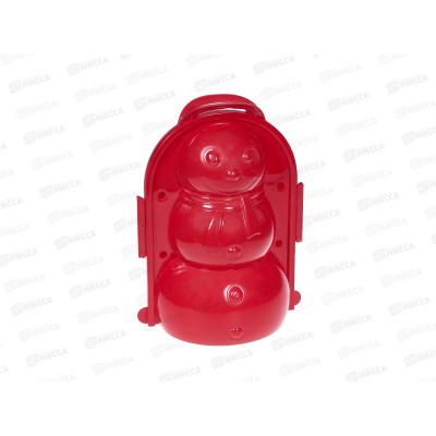 Форма для снега и песка "Снеговик" снежколеп 22,5см, 3 цв., 1000921 Форма для снега и песка "Снеговик" снежколеп 22,5см, 3 цв., 1000921