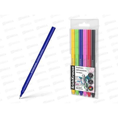 Линеры EK62948 Art Spirit   6цв.*24 Линеры EK62948 Art Spirit   6цв.*24