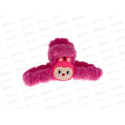 Краб пластик &quotLABUBU&quot 11см мех отделка цветной №2374