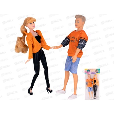 Кукла Miss Kapriz YS8856-9 Пара FCJ1233319 в пакете