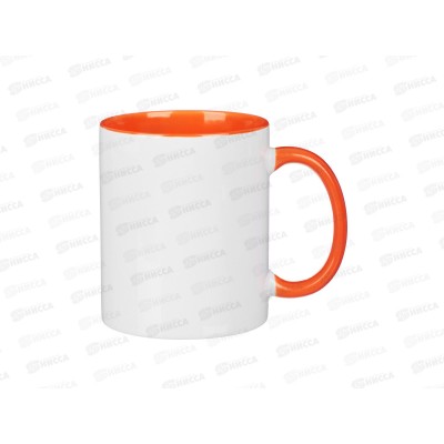 Кружка 330мл д/сублимации керамика оранжевый 806-206 г