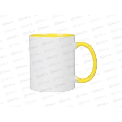Кружка 330мл д/сублимации керамика желтый 806-207 г