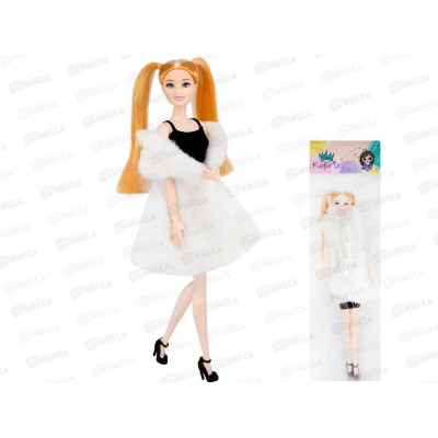 Кукла Miss Kapriz YS999-MZ2 в шубе, FCJ1271351 в пакете