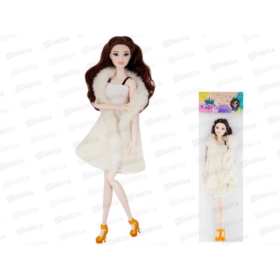 Кукла Miss Kapriz YS999-MZ3 в шубе, FCJ1271352 в пакете