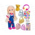 Кукла малышка Miss Kapriz МКLY674-A с питомцем, FCJ1355065 на блистере Кукла малышка Miss Kapriz МКLY674-A с питомцем, FCJ1355065 на блистере