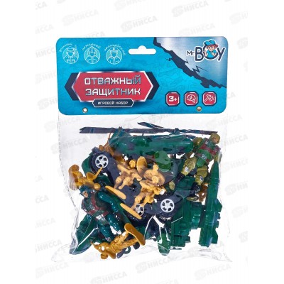 Набор солдатиков MR BOY YS8700-3 с аксесс., FCJ0732158 в пакете