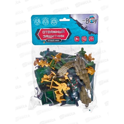 Набор солдатиков MR BOY YS8700-4 с аксесс., FCJ0732159 в пакете