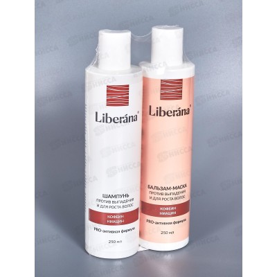 Liberana спайка Шампунь+бальзам против выпадения и роста волос *7