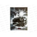 Тетрадь 40л лин. Апплика Черное авто, греб С0155-09  *80