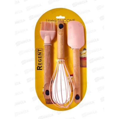 Набор кухонных принадлежностей 74-105 3пр Linea Silicone Набор кухонных принадлежностей 74-105 3пр Linea Silicone