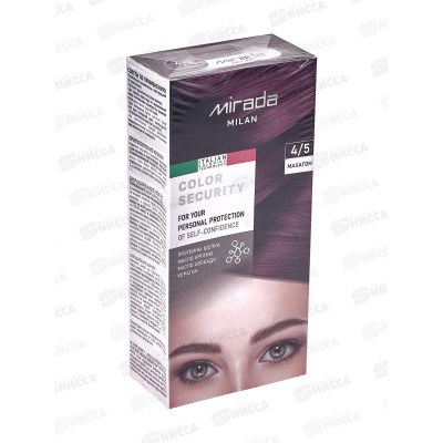 MIRADA Color Security краска д/волос 4,5 Махагон *24