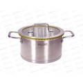Кастрюля со стеклянной крышкой 77-0420 3,4л 20*11см Linea Palermo Кастрюля со стеклянной крышкой 77-0420 3,4л 20*11см Linea Palermo