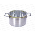 Кастрюля со стеклянной крышкой 77-0522 4,5л 22*12см Linea Palermo