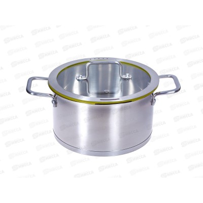 Кастрюля со стеклянной крышкой 77-0522 4,5л 22*12см Linea Palermo