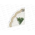 Салфетки 3сл 12л Ф32см Art Bouquet Rondo Изящная елочка *15 25442