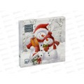 Салфетки 3сл 20л 33*33 Bouquet Home Добрые снеговики 25435*12