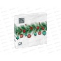 Салфетки 3сл 20л 33*33 Bouquet Home Новог.гирлянда 25221 *12