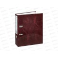 Регистратор А4 75мм LAMARK бордовый &quotКожа&quot собр., 802 *30