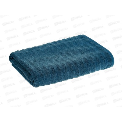 Полотенце 70*140 MX52 Verossa Steps texture Темно-лазурный