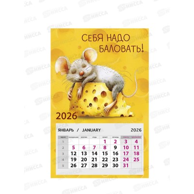 Календарь АД 2026 на магните Себя надо баловать! 0611.106