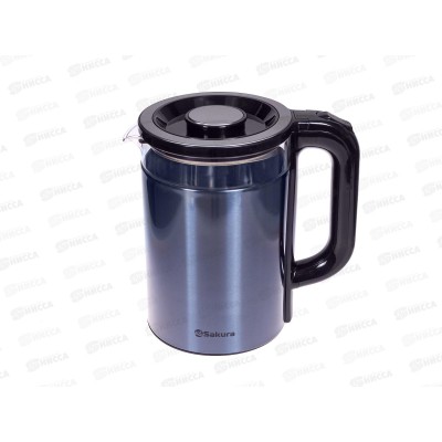 Чайник электр. SA-2742MGR 1,8л стекло подсветка