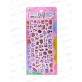 Наклейка ПГС декор.зефирная 10*22см Котики 2 *20 Р22072-4