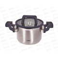 Кастрюля Lara LR02-290 Премиум нер 16*10,5см 2,1л индук, все виды плит