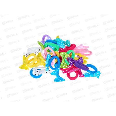 Набор резинок для волос ПГС 30в1 бант Горох бол Р3889-1*12