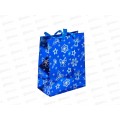 Пакет подарочный г/ф 18*23 синий Новый год Р725-2 *12