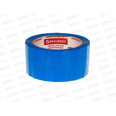 Скотч 48*66м цв. синий Brauberg 45мкм, 440076 *36