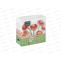 Салфетки 1сл 40л 24*24 Desna Design Маргартки на зелен, 57584*32