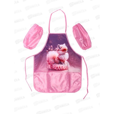 Фартук и нарукавники д/труда Lamark Зефирка. 3 кармана, принт РА0004-15