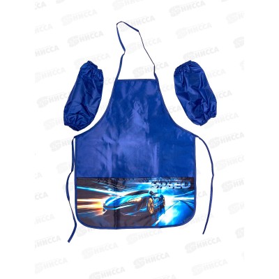 Фартук и нарукавники д/труда Lamark Ускорение. 3 кармана, принт РА0004-17