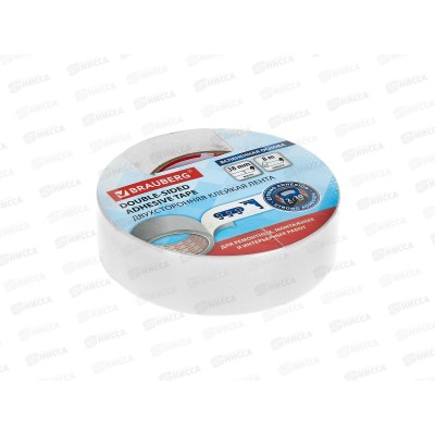 Скотч двухстор. 60*8 BRAUBERG объемный 606422 *6/36 Скотч двухстор. 60*8 BRAUBERG объемный 606422 *6/36
