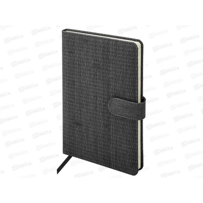 Еженедельник BRAU 2026 А5,Augustus п/кожу, черный, 117161 *10