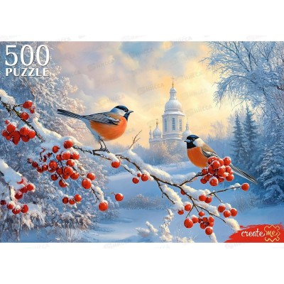 ПАЗ 500эл. Снегири на ветке, П500-7627 *10