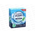 Таблетки для ПММ 1,8кг Ocean Clean bio 100шт водораств пленка *4 Таблетки для ПММ 1,8кг Ocean Clean bio 100шт водораств пленка *4
