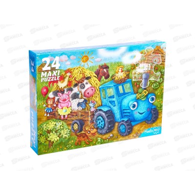 Пазлы-макси. 24 эл. Веселый трактор №8, П24-7730 *12 Пазлы-макси. 24 эл. Веселый трактор №8, П24-7730 *12