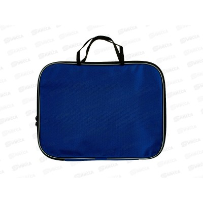 Папка-планшет BEIFA А4, с ручками синяя ткань полиэстер  А4-100 *5