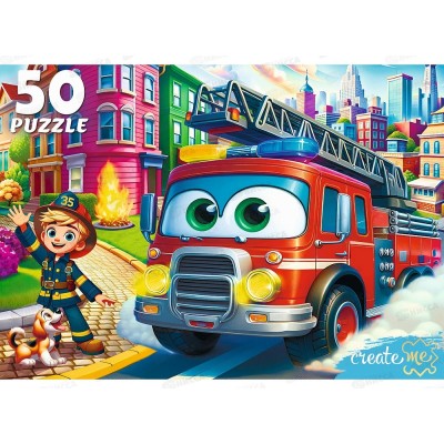 ПАЗ 50 эл. Большая пожарная машина, УК50-0213 *24