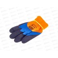 Перчатки хлопчатобумажные облитые Зима Торро Люкс двойной облив оранж с синим черные пальцы №289 *10/480 Перчатки хлопчатобумажные облитые Зима Торро Люкс двойной облив оранж с синим черные пальцы №289 *10/480
