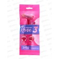 Одноразовая бритва Dockland Rose 3, 4шт