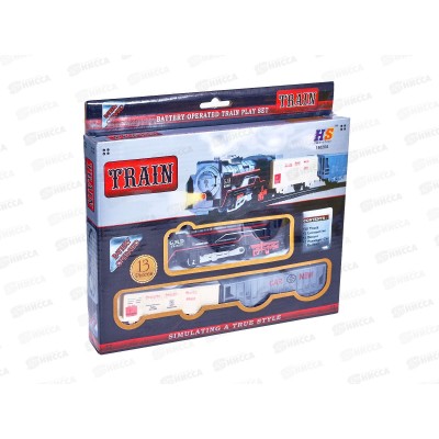 Железная дорога №19026A на батарейках коробка 25*23*4