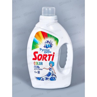 Сорти-гель для стирки Color 1,2л, 2160-3 *4 Сорти-гель для стирки Color 1,2л, 2160-3 *4